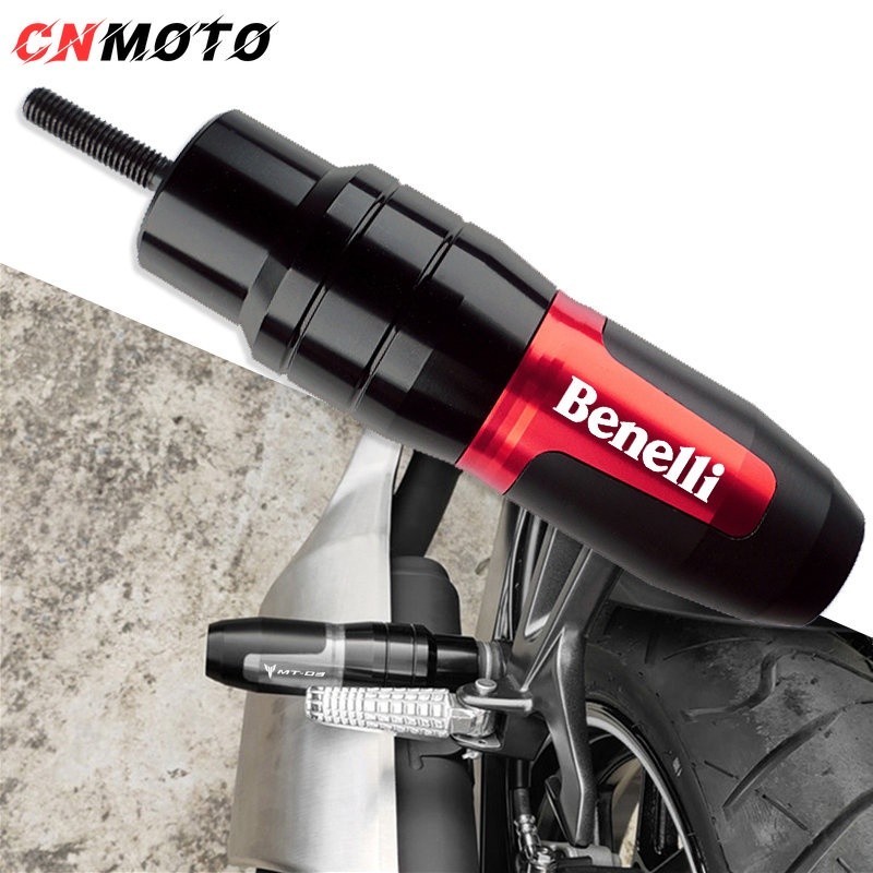 ★Xc★Dành Cho Benelli TNT 25 300 249S 302S 600 502C LeoncinoX Leoncino 250 500 Tai Nạn Miếng Lót Ống Xả Bảo Vệ Khung Thanh Trượt Crash Pad Chống Rơi Bảo Vệ TNT300 TNT600 TNT25 TNT249S