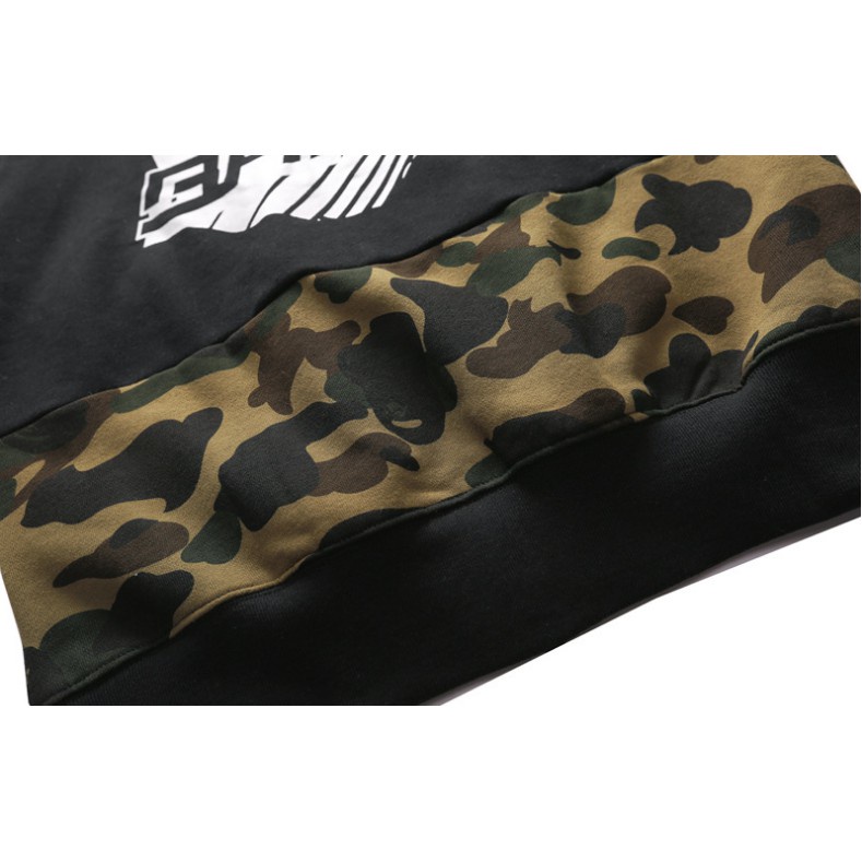 Áo hoodie bapee Họa Tiết Hoạt Hình Phong Cách Hiphop Cho Nam