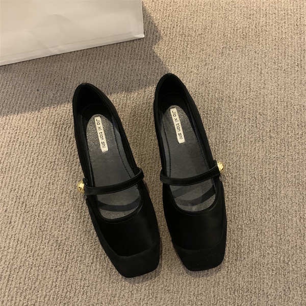 Giày Búp Bê Đế Bằng Phong Cách mary jane Thời Trang Xuân Thu Cho Nữ