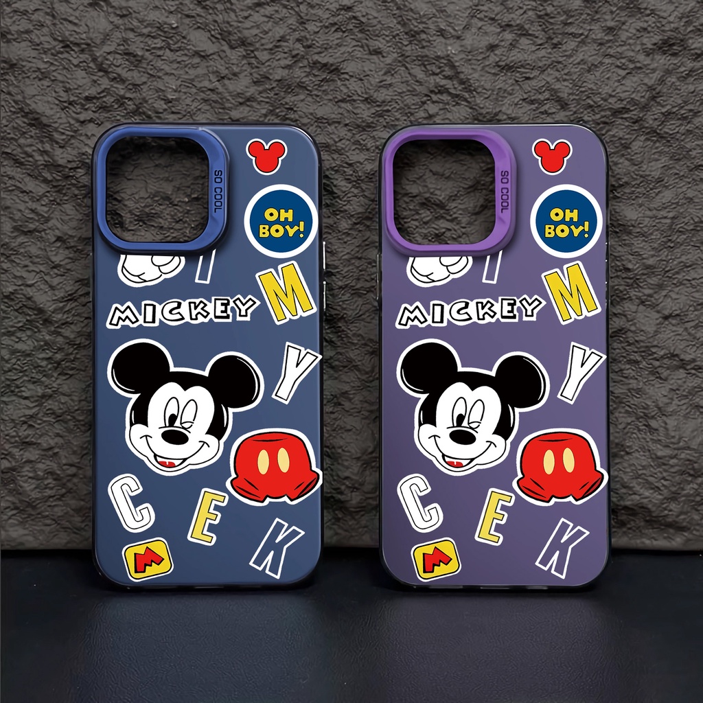 Ốp Điện Thoại imd in Hình mickey 2 Trong 1 Cho iphone 15promax 14 11 12 13 11promax xsmax xr x 8 7plus