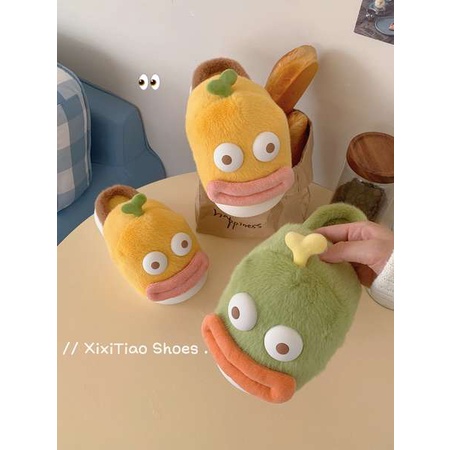 Dép Bông Đi Trong Nhà Chống Trượt Kiểu Dáng Dễ Thương Cho Nữ