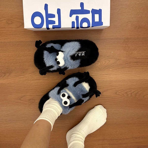 Dép cotton Đế Mềm Thời Trang Thu Đông Xinh Xắn Dành Cho Nữ