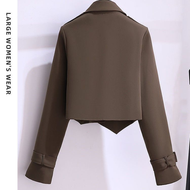 Plus set Áo Khoác Và Chân Váy Thiết Kế Xinh Xắn Cho Nữ