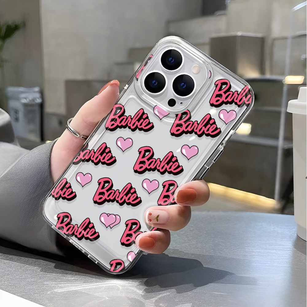 Ốp Điện Thoại Trong Suốt In Hình Búp Bê barbie Cho iphone 15 pro max 11 14 13 12 7 8 plus x xr xsmax