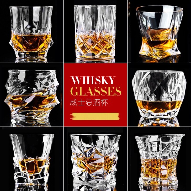 Ly Rượu Châu Âu Sáng Tạo Pha Lê Thủy Tinh Whisky Thanh Thủy Tinh Bia Ly Phương Tây Rượu Thủy Tinh Tinh Tinh Thần Bộ Thủy Tinh