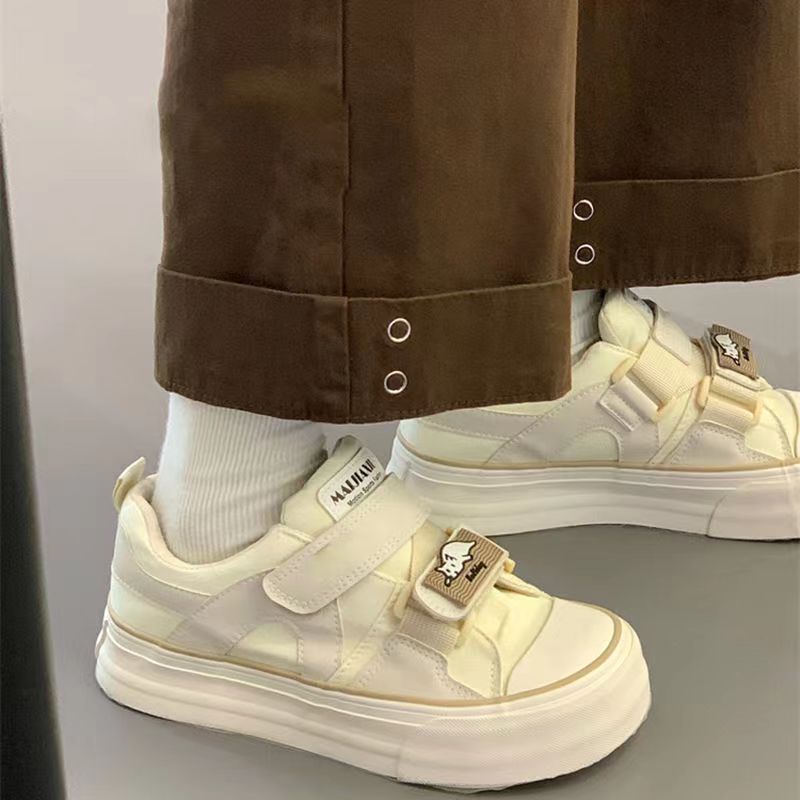 Giày Thể Thao Canvas Đế Dày Phong Cách Retro