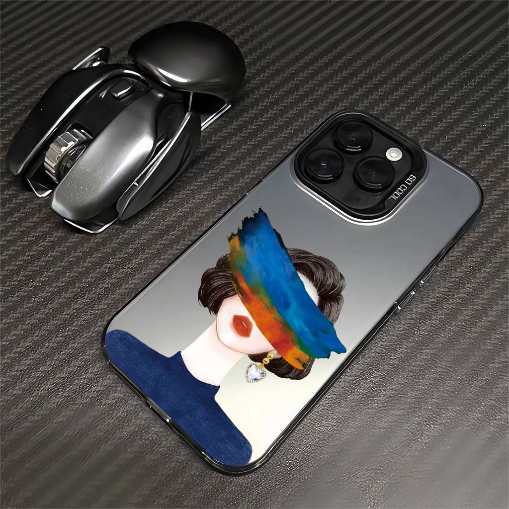 Ốp Điện Thoại imd Chống Sốc In Hình Cô Gái Hoạt Hình Cho iphone 15promax 14 11 12 13 11promax xsmax xr x 8 7plus