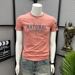 Hàng có sẵnÁo Thun cotton Tay Ngắn Cổ Tròn Phong Cách Mỹ Thời Trang Mùa Hè 2023 Cho Nam