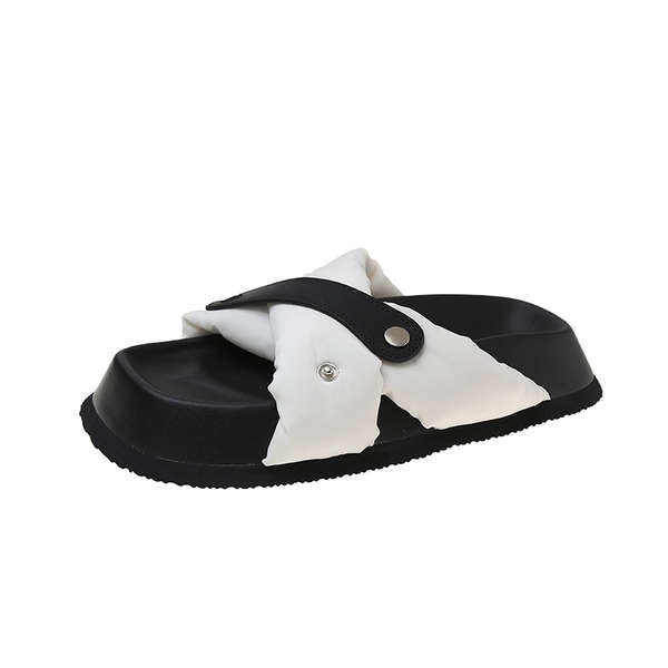 Dép sandal nữ dép lê thời trang dễ phối đế dày đan chéo