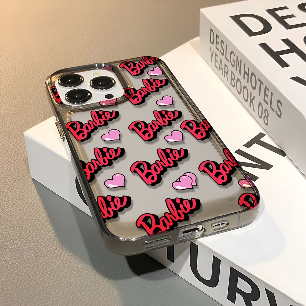 Ốp Điện Thoại Trong Suốt In Hình Búp Bê barbie Cho iphone 15 pro max 11 14 13 12 7 8 plus x xr xsmax