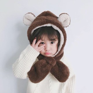 ✨vận chuyển nhanh✨ mũ len che tai giữ ấm siêu dễ thương cho bé