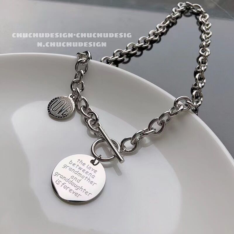 ✨Hàng Sẵn Sàng✨ Dây Chuyền Thép Titan Không Phai Màu Phong Cách hip hop Đường Phố Cho Bé Trai