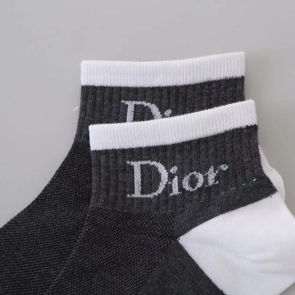 Dior Set 5-10 Đôi Tất Thời Trang Xuân Thu Phong Cách Hàn Quốc Cho Nam Giới