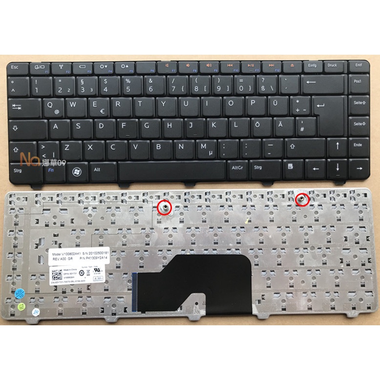 Bàn phím máy tính xách tay DELL DELL Inspiron HC1J0 1370 P06S 13Z