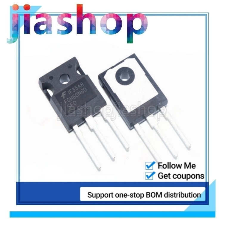 FGH60N60 FGH60N60SMD 5 Chiếc FGH60N60SFD FGH60N60UFD IGBT 60N60 600V 60A TO-247 H60N60 IC Biến Tần t