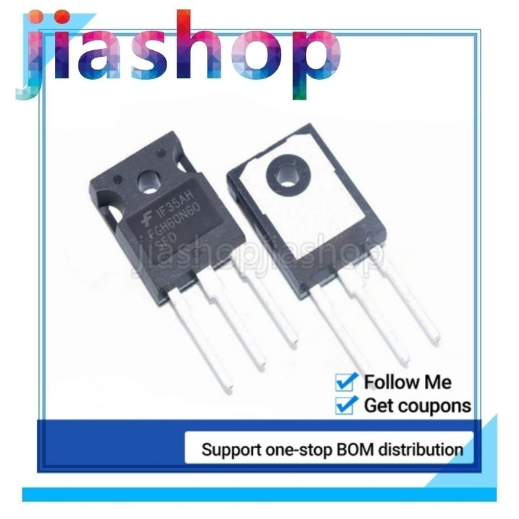 5 Chiếc FGH60N60 FGH60N60SMD FGH60N60SFD FGH60N60UFD IGBT 60N60 600V 60A TO-247 H60N60 IC Biến Tần Mới Trên