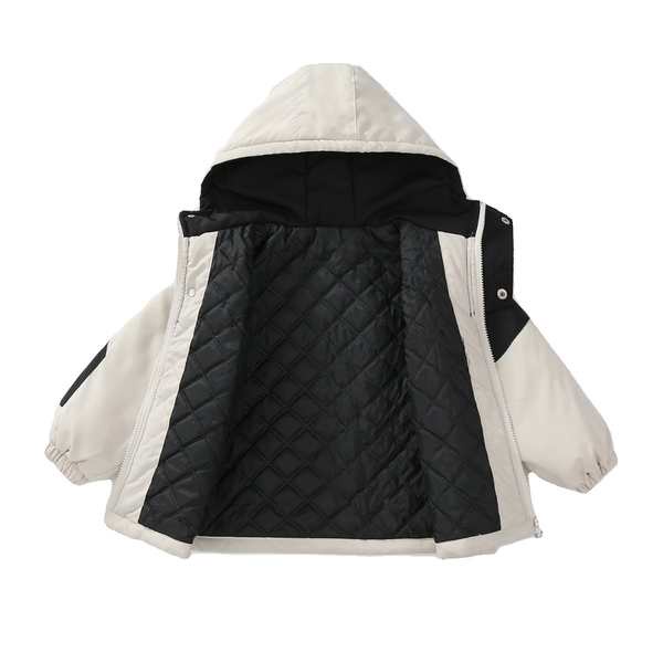 Quần áo mùa đông cho bé trai Barabara Áo khoác bông 2023 Áo khoác bông trẻ em mới