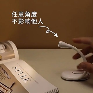 Mini clip lamp, student dormitory learning clip book reading tool, bedside portable night light, USB charging lighting 3.03