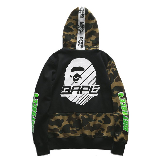 Áo hoodie bapee Họa Tiết Hoạt Hình Phong Cách Hiphop Cho Nam