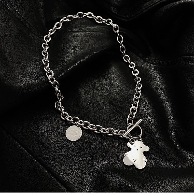 ✨Hàng Sẵn Sàng✨ Dây Chuyền Thép Titan Không Phai Màu Phong Cách hip hop Đường Phố Cho Bé Trai