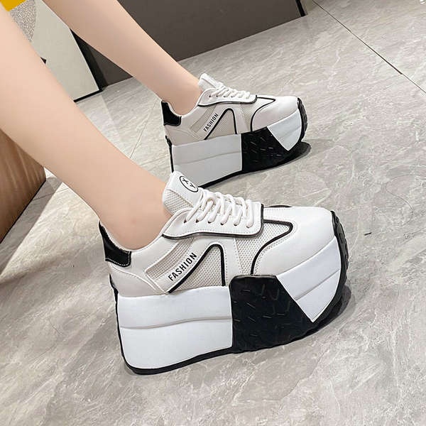 Dày nữ ày trắng bánh xốp giản dị mẫu mới mùa hè đế dày