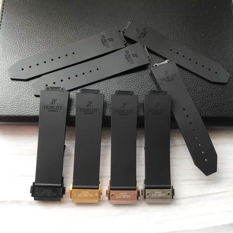10/2✈Phù Hợp Dây Đeo Cao Su Silicon Mềm Màu Trơn 25 * 17mm Cho Đồng Hồ Đeo Tay Thông Minh hublot Bigbang