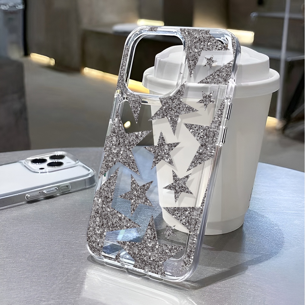 Trong Suốt Ốp Điện Thoại Họa Tiết Vũ Trụ Hoạt Hình Cho iphone 15 pro max 14 11 13 12 7 8 plus x xr xsmax