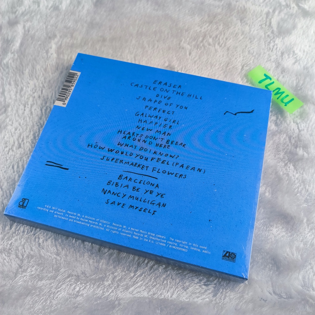 Ed Sheeran ÷  CD Đĩa cd album deluxe edition 2017 pop Mới