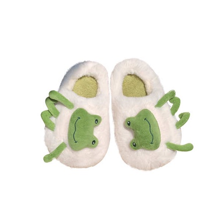 Dép Bông Đi Trong Nhà Hình Chú Ếch Dễ Thương Cho Cặp Đôi