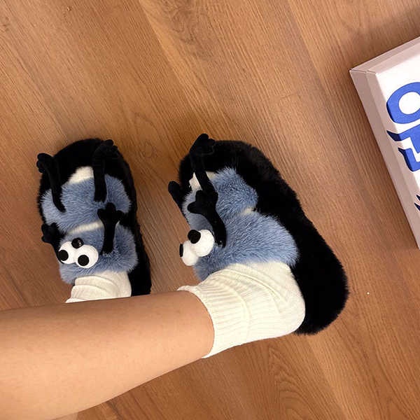 Dép cotton Đế Mềm Thời Trang Thu Đông Xinh Xắn Dành Cho Nữ