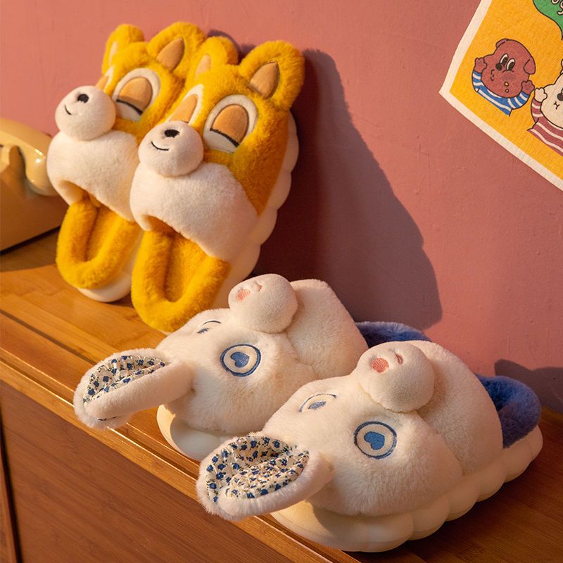 Dép Bông Đi Trong Nhà Hình Hoạt Hình Xinh Xắn Cho Nữ