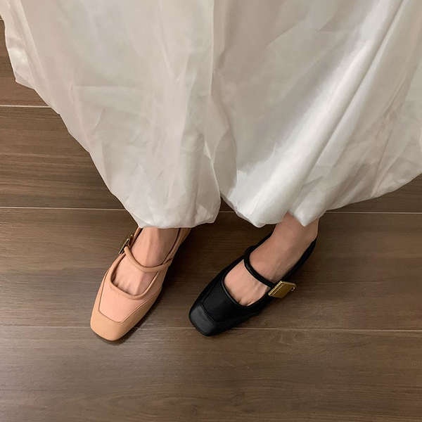 Giày Da Cao Cấp Phong Cách Pháp Thời Trang Mùa Thu Cho Nữ