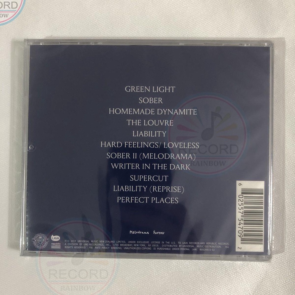 Đĩa cd Lore melodrama cd alubm