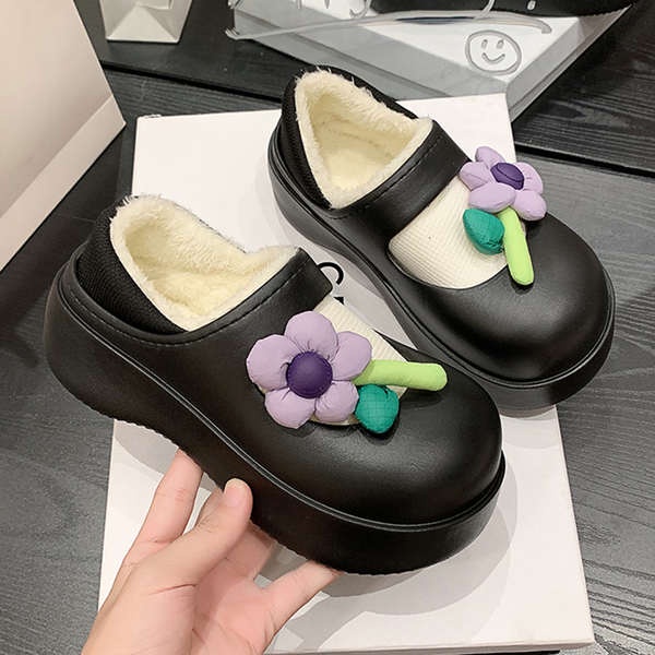 Giày Búp Bê Đế Dày Chống Trượt Không Đính Hoa Dễ Thương Cho Nữ