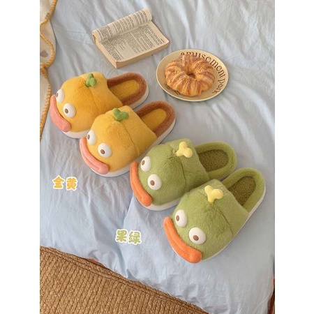 Dép Bông Đi Trong Nhà Chống Trượt Kiểu Dáng Dễ Thương Cho Nữ