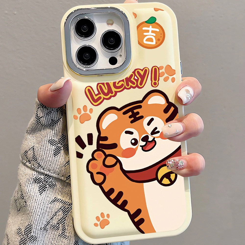 Ốp Điện Thoại Mềm In Hình Hổ Cho iphone 15promax 14promax 13 12 11 7plus x xr xsmax
