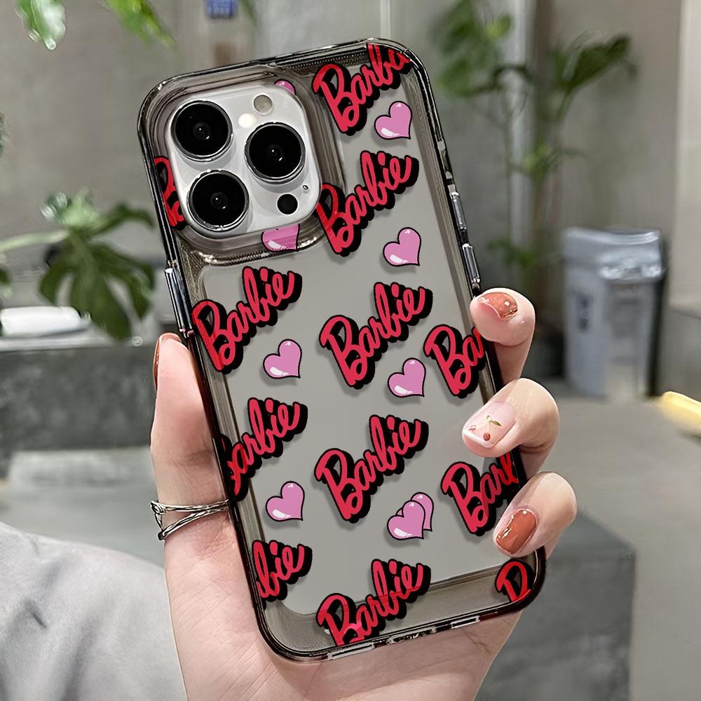 Ốp Điện Thoại Trong Suốt In Hình Búp Bê barbie Cho iphone 15 pro max 11 14 13 12 7 8 plus x xr xsmax