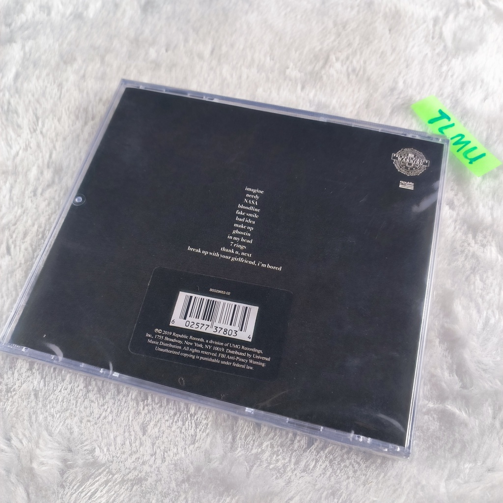 Ariana Grande Thank U, Next CD Đĩa cd album next cd album 2019 funk soul pop Mới Toanh Của ariana grande Thanks u