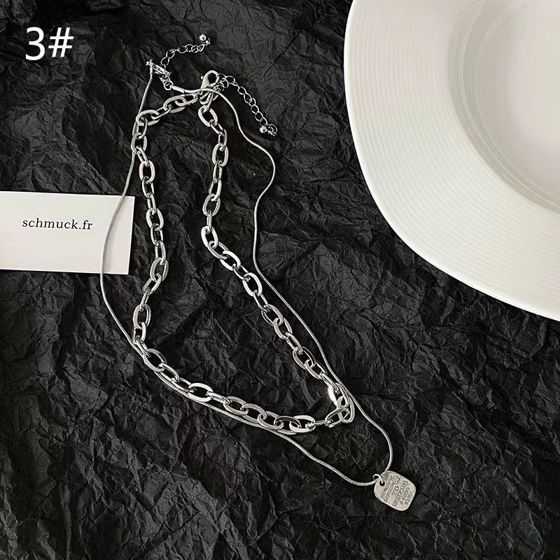 ✨Hàng Sẵn Sàng✨ Dây Chuyền Phong Cách hip hop Thời Trang Hàn Quốc Dành Cho Nam Nữ