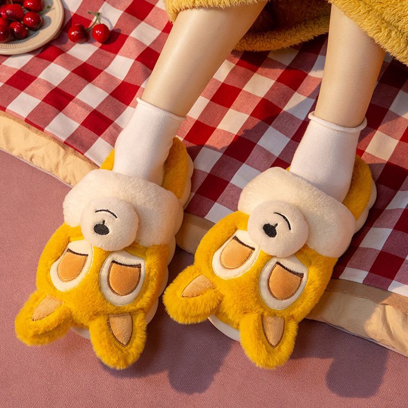 Dép Bông Đi Trong Nhà Hình Hoạt Hình Xinh Xắn Cho Nữ