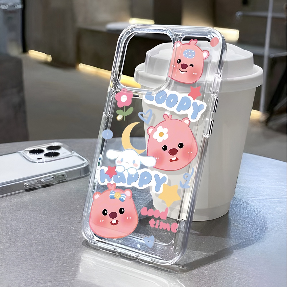 Ốp Điện Thoại Tpu Trong Suốt Chống Sốc In Hình Gia Súc Vũ Trụ Cho iphone 15 pro max 11 14 13 12 7 8 plus x xr xsmax
