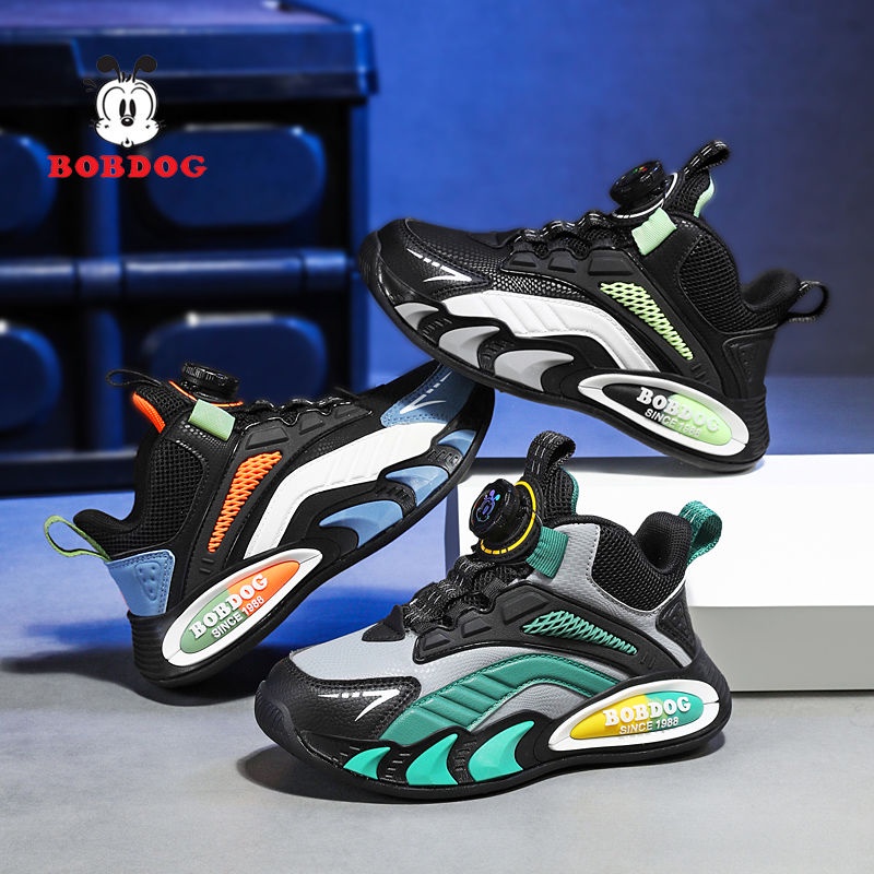 Babudou Giày Thể Thao Da Đế Mềm Chống Trượt Chống Thấm Nước Thời Trang Thu Đông 2023 Cho Bé Trai