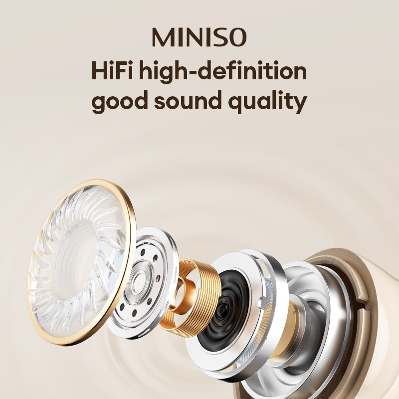 Tai nghe Bluetooth Lenovo × Miniso MCT07 Chất lượng âm thanh HD