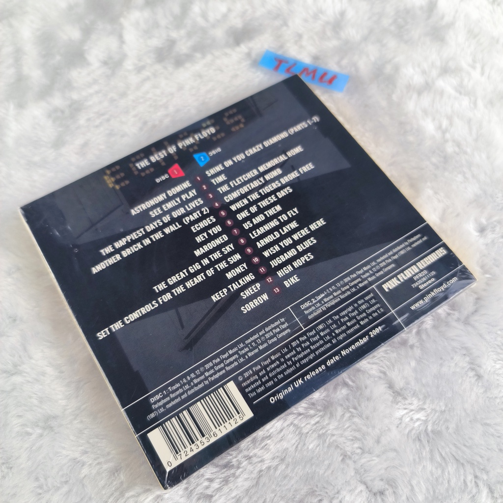 Pink Floyd Echoes The Best Of Pink Floyd 2CD Bộ 2 Đĩa Cd Những Bài Nhạc rock pink floyd 2016