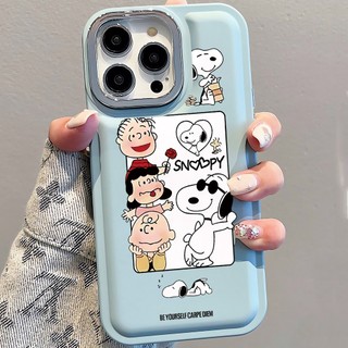 Ốp Điện Thoại Tpu Dẻo In Hình Gia Đình snoopy charlie Bảo Vệ Camera Cho iphone 14promax 13 12 11 7plus x xr xsmax