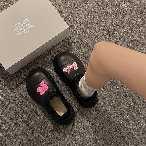 Giày cotton dễ thương chống thấm nước ấm áp xinh xắn cho nữ