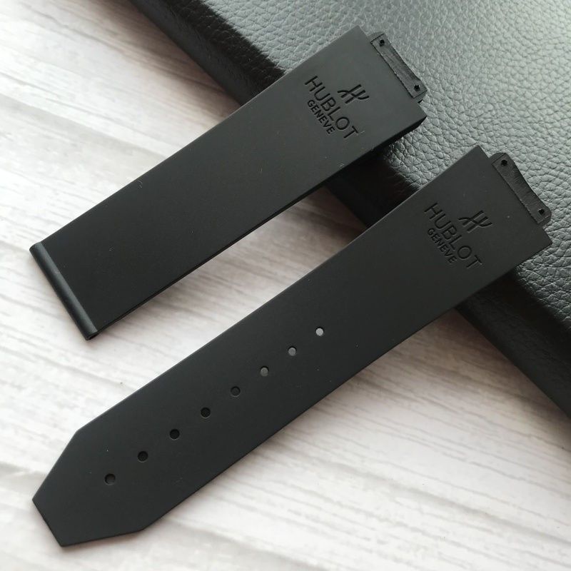 10/2✈Phù Hợp Dây Đeo Cao Su Silicon Mềm Màu Trơn 25 * 17mm Cho Đồng Hồ Đeo Tay Thông Minh hublot Bigbang