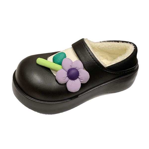 Giày Búp Bê Đế Dày Chống Trượt Không Đính Hoa Dễ Thương Cho Nữ