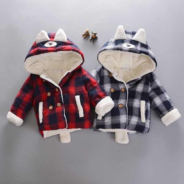 Barabara Hanoi bé trai Clip bông mùa đông áo khoác bông cho bé trai 0-1-3 tuổi áo khoác bông cho bé trai