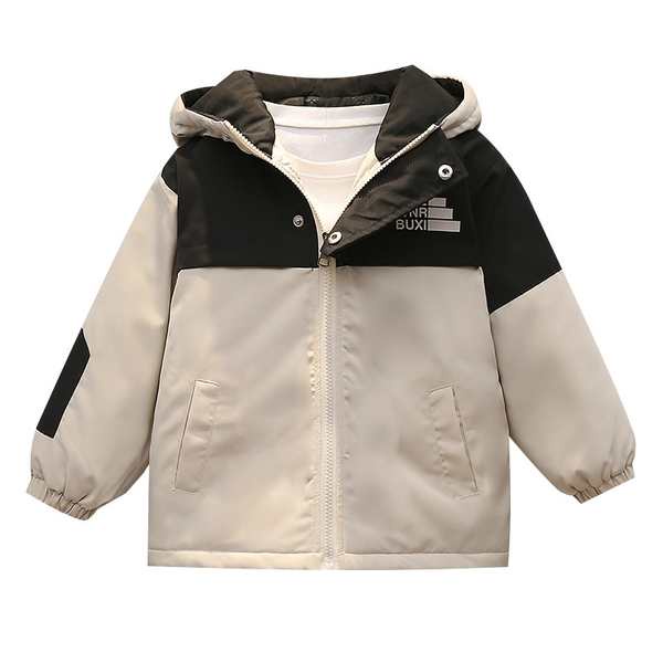 Quần áo mùa đông cho bé trai Barabara Áo khoác bông 2023 Áo khoác bông trẻ em mới
